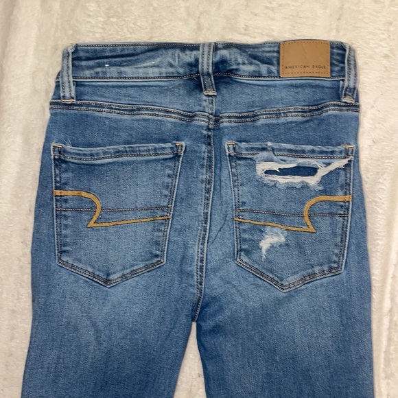 American Eagle “Next Level Stretch” super High Rise Jeggings size 0 - Picture 12 of 16